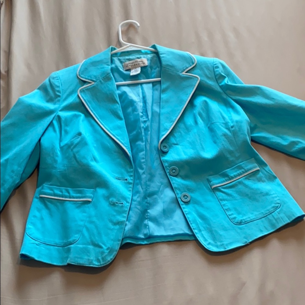 Giorgio Fiorlini Collection Teal Blazer